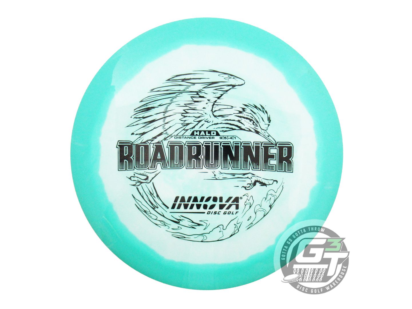 USED Innova Halo Star Roadrunner 159g Seafoam-White Distance Driver Golf Disc
