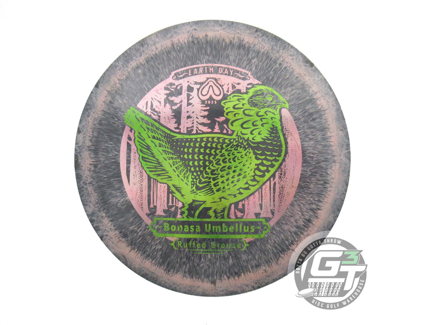 USED Discraft [EARTH DAY] ESP Thrasher 162g Black-Pink Distance Driver Golf Disc