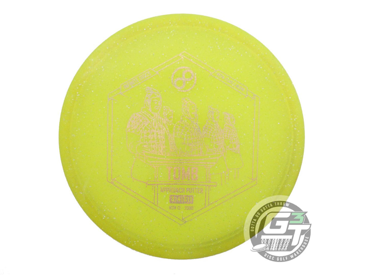 USED Infinite Metal Flake C-Blend Tomb 172g Yellow Gold Glitter Foil Putter Disc