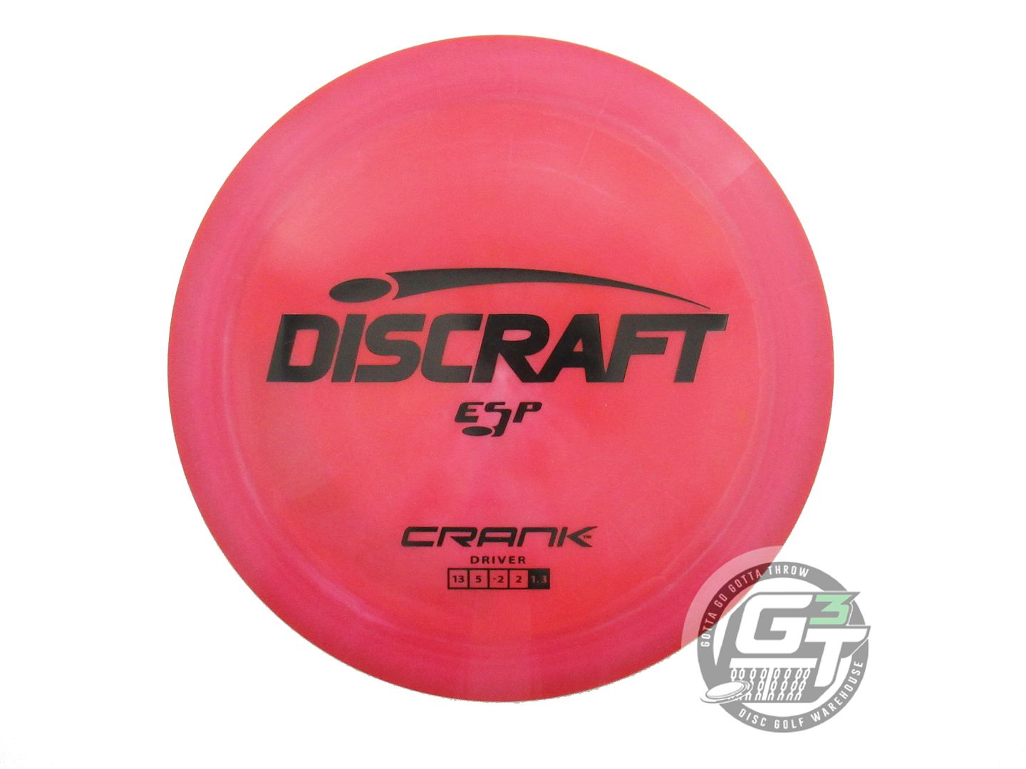 USED Discraft ESP Crank 170g Magenta-Red Black Stamp Distance Driver Golf Disc