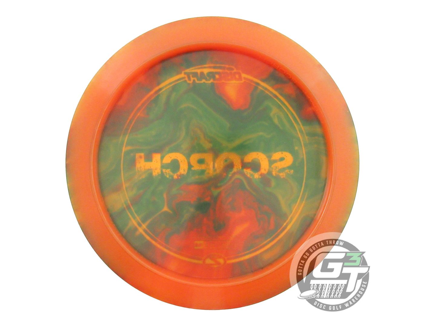 USED Discraft Z Scorch 172g Orange HOME DYED Distance Driver Golf Disc