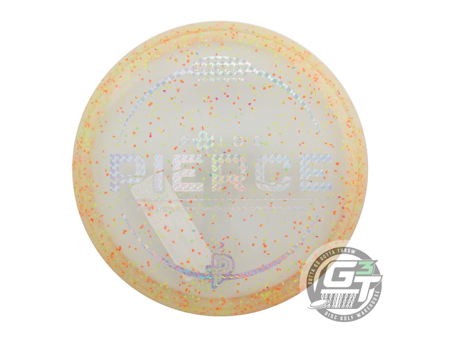 Discraft Limited Edition Victory Edition 2025 GMC Champion Paige Pierce Confetti Elite Z Fierce Putter Golf Disc (Individually Listed)
