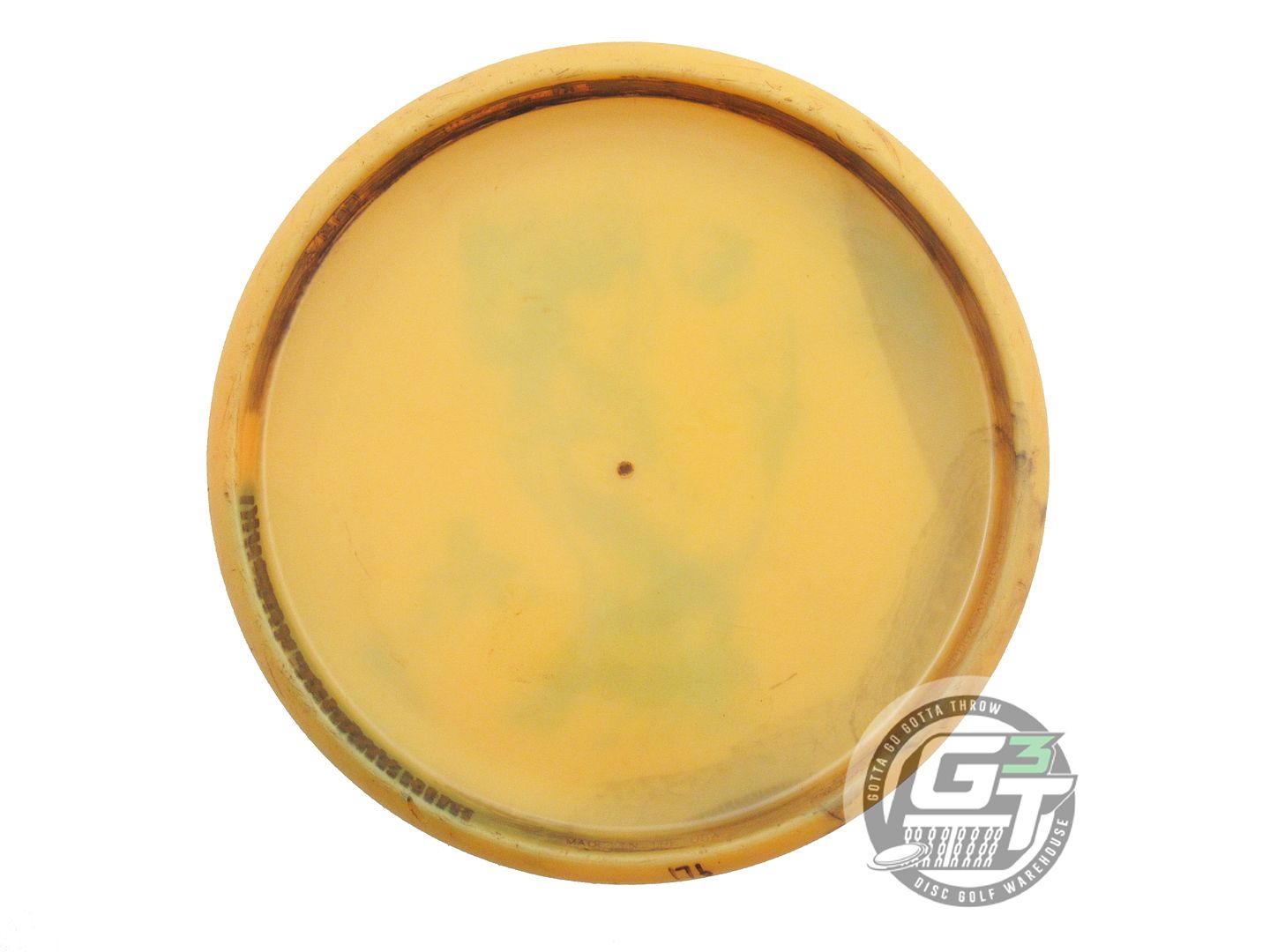 USED Discraft [McBETH] Big Z Luna 176g Marigold Gray Matrix Foil Putter Disc