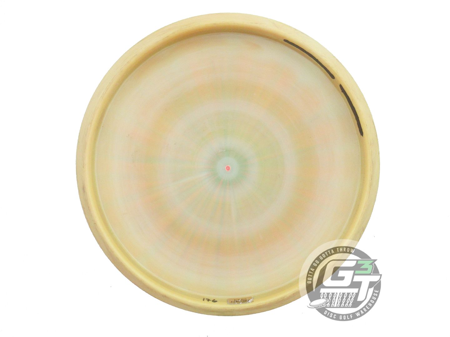 USED Discraft DETROIT ESP Zone 176g Yellow Gold Star Foil Putter Golf Disc