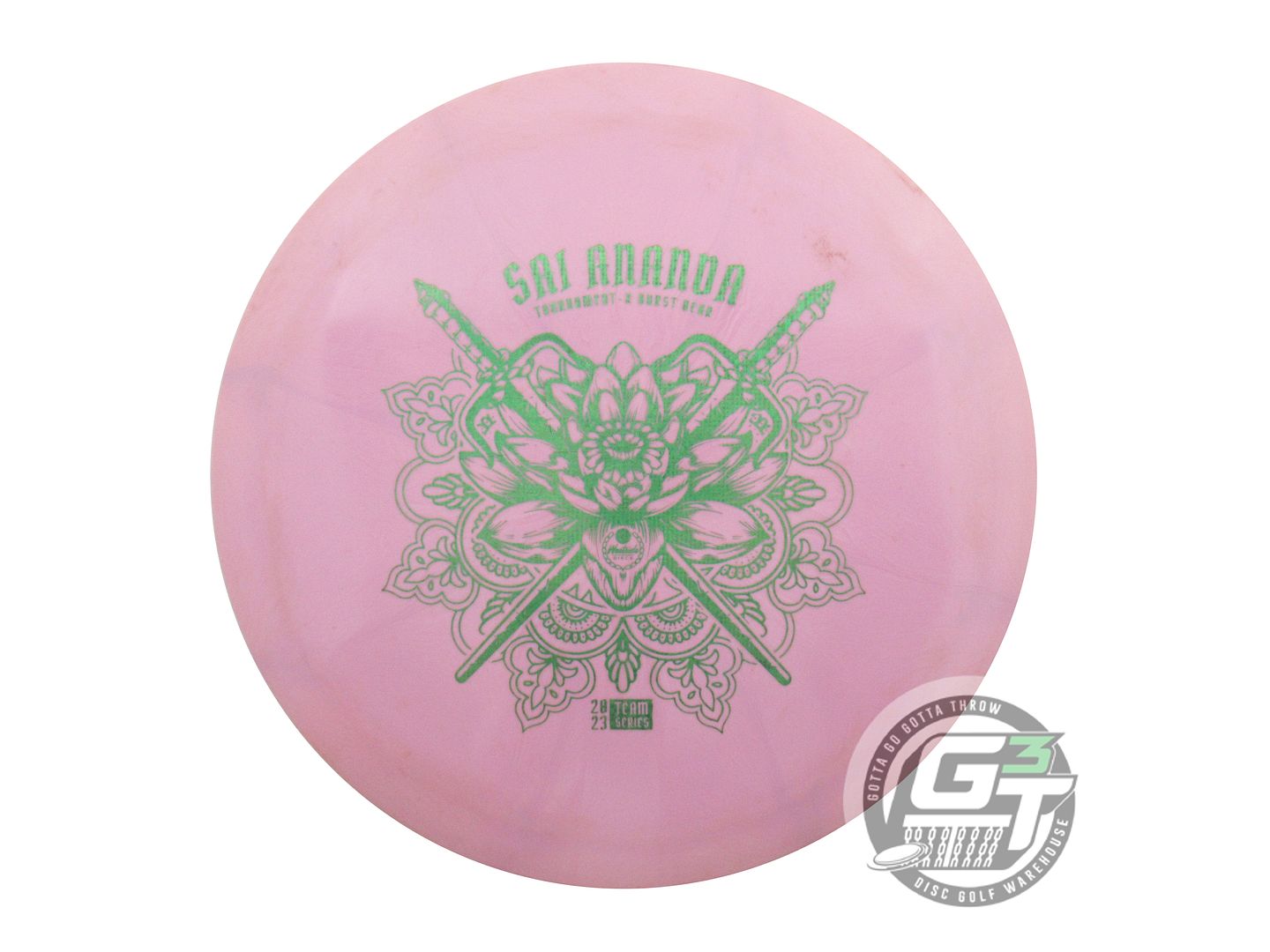 USED Westside Discs [ANADA] Tournament-X Burst Bear 173g Pink Driver Golf Disc