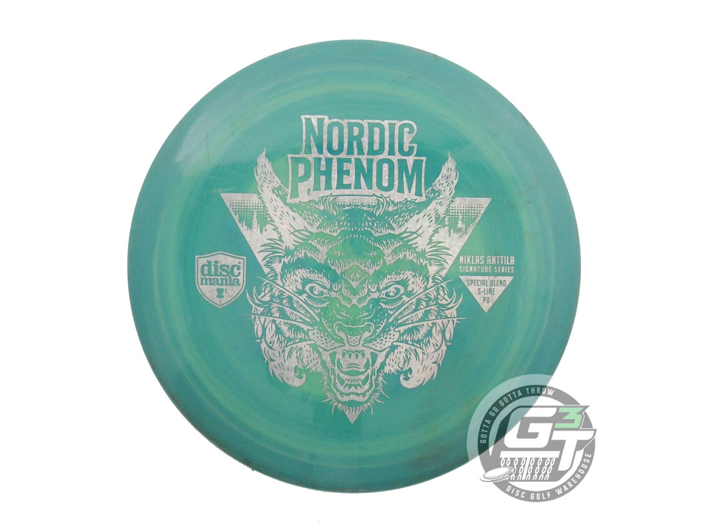 USED DiscMania NORDIC PHENOM Special Blend S-Line PD 174g Green Driver Golf Disc