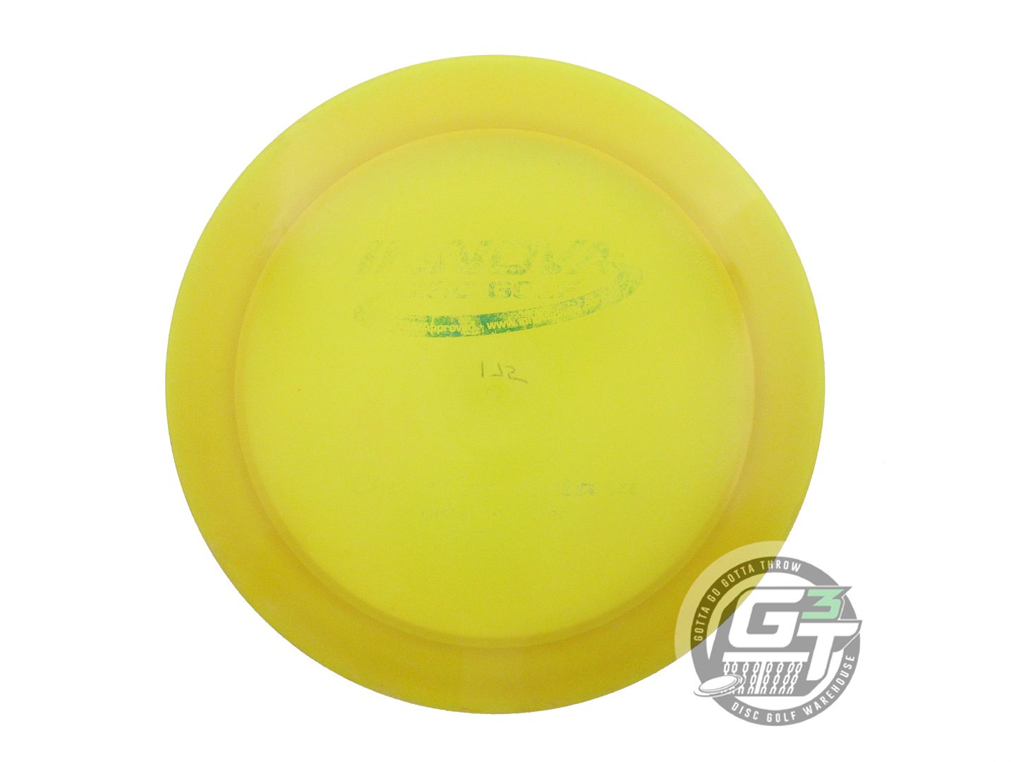 USED Innova Champion Katana 175g Yellow Wiped Stamp Distance Driver Golf Disc