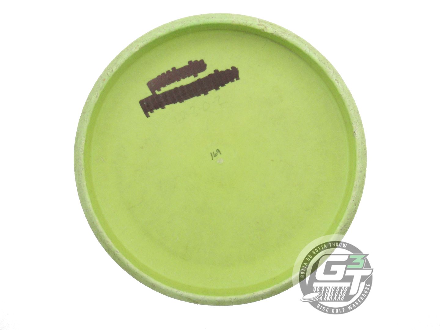 USED DGA Stone Line Steady 169g Lime Wiped Stamp Putter Golf Disc