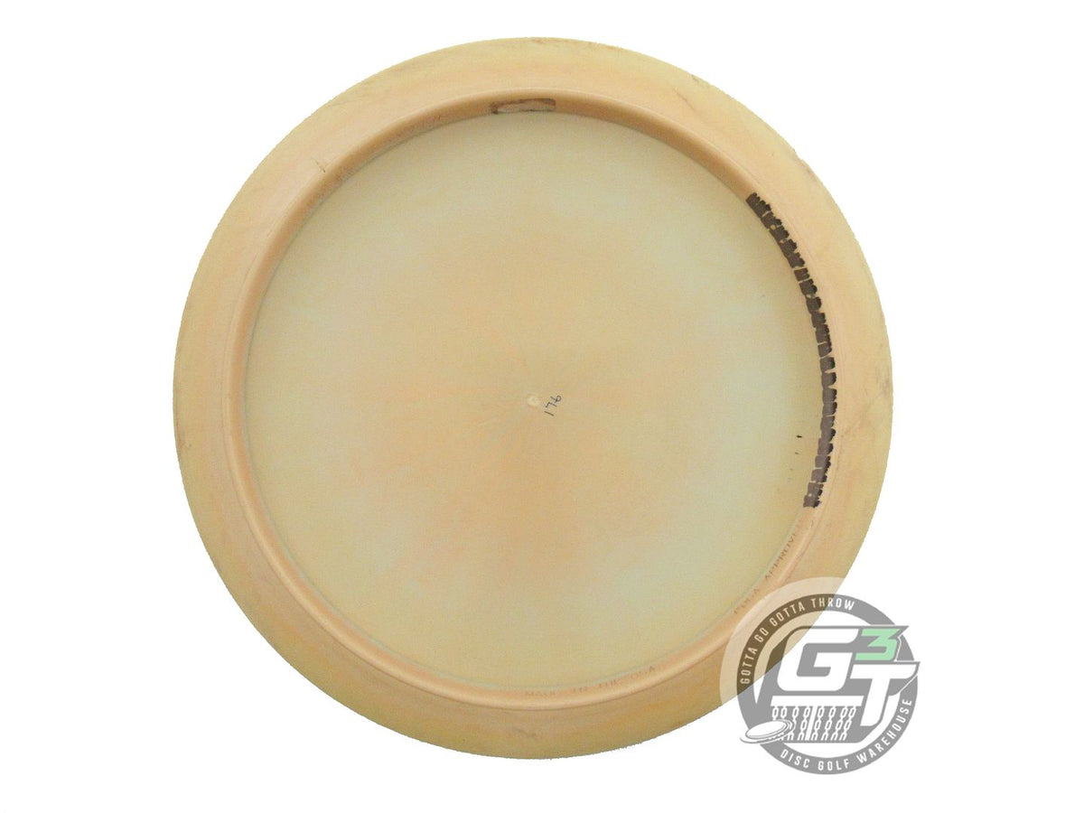 USED Discraft ESP Heat 176g Mustard Red Static Foil Distance Driver Golf Disc