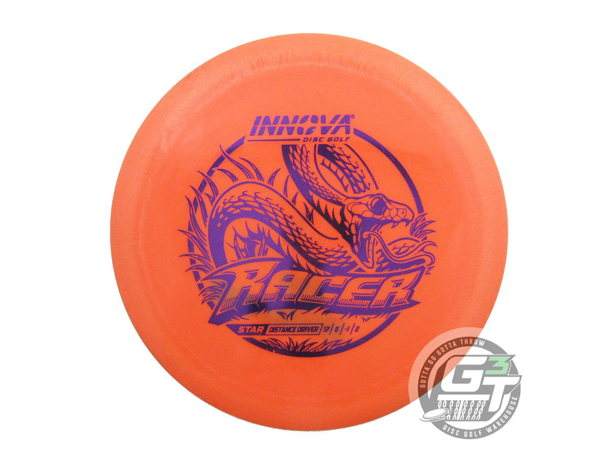USED Innova Star Racer 173g Orange Purple Foil Distance Driver Golf Disc