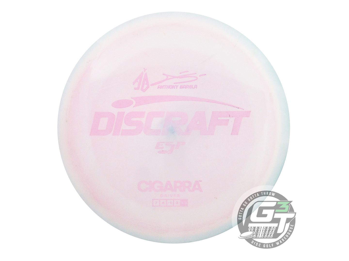 USED Discraft [BARELA] ESP Cigarra 175g Sky Blue-Lt. Pink Fairway Driver Disc