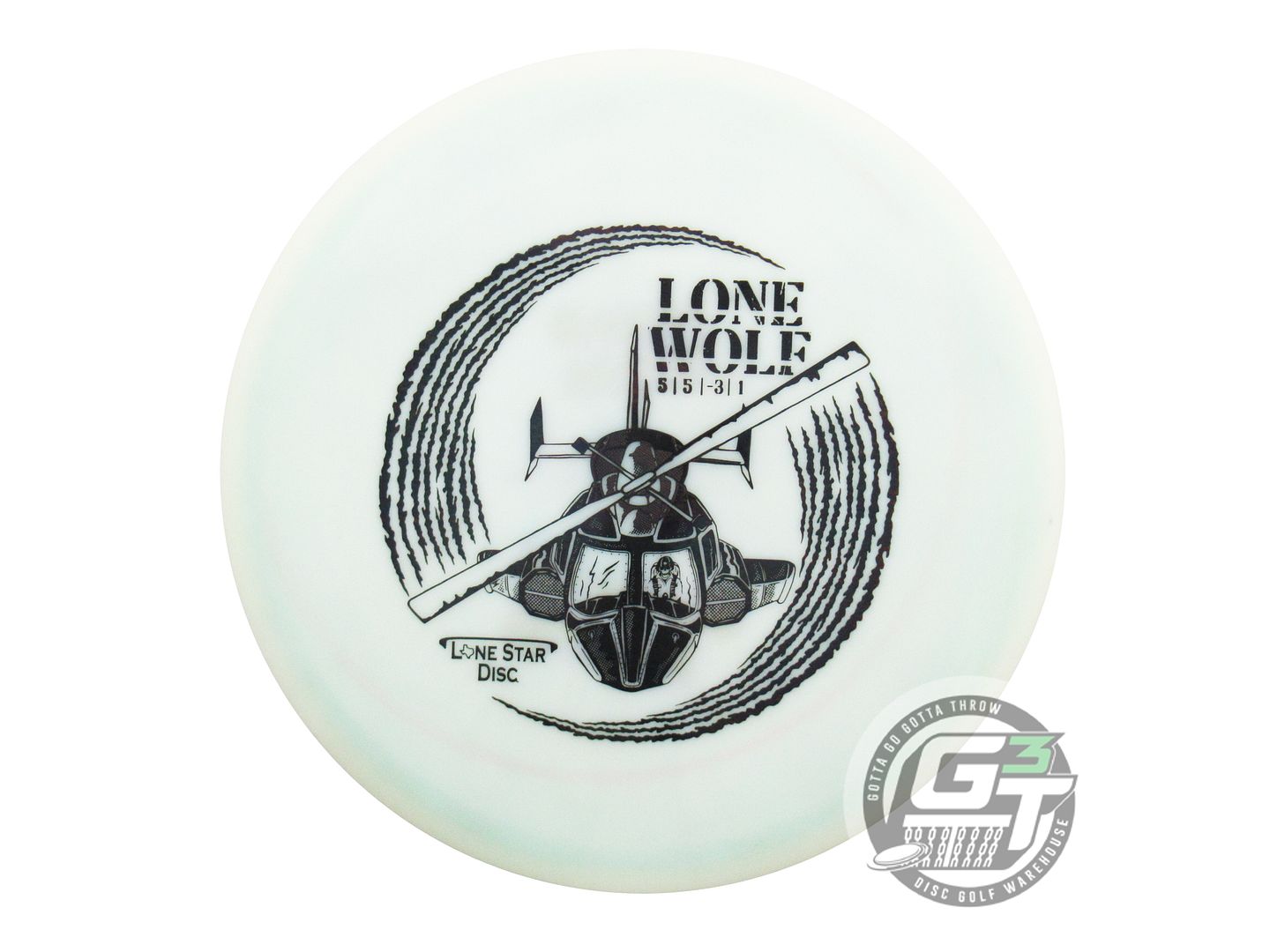 USED Lone Star [ARTIST] Alpha Lone Wolf 175g White Black Stamp Midrange Disc