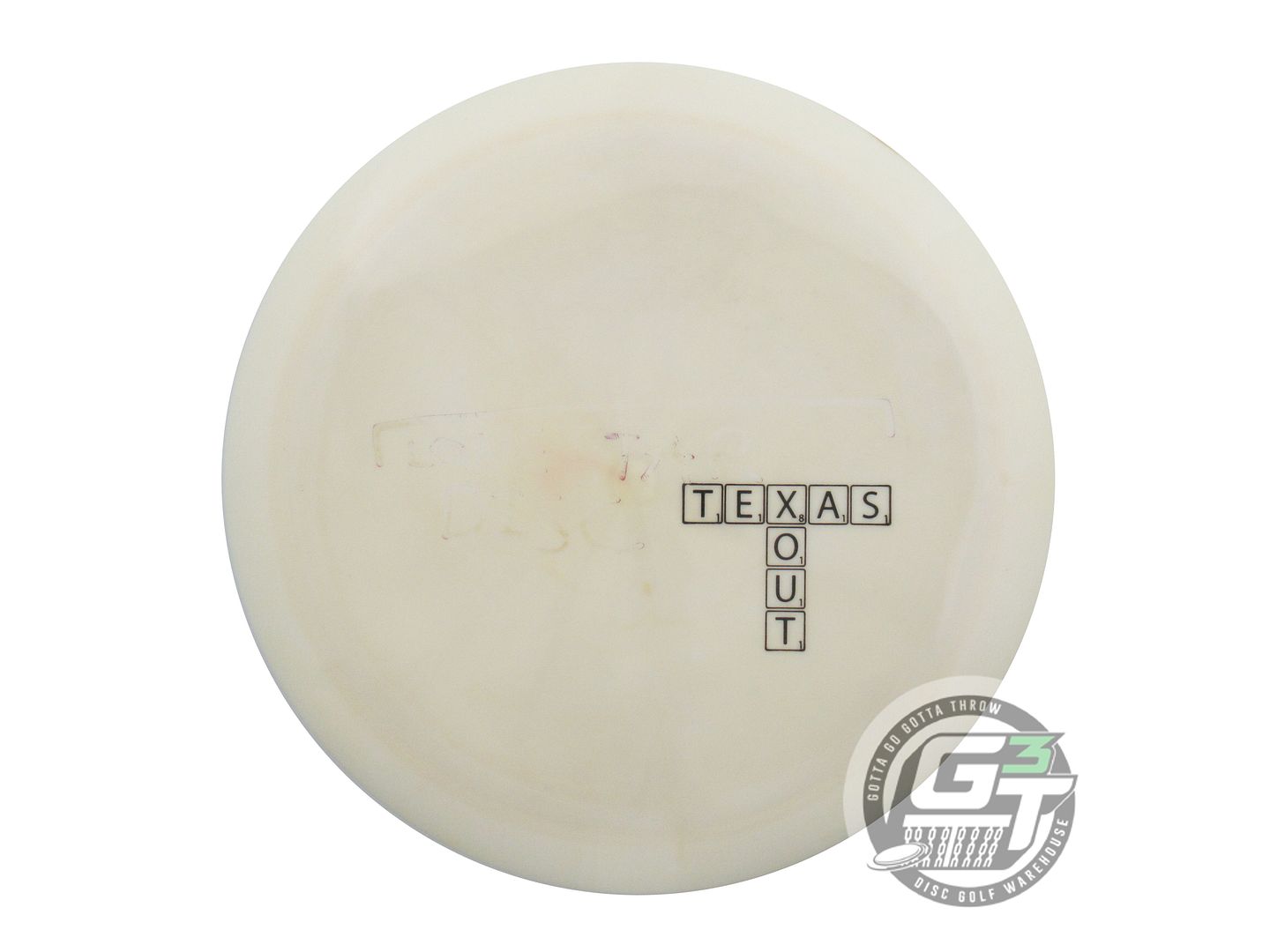 USED Lone Star X-OUT Alpha Wrangler 172g Cream Distance Driver Golf Disc