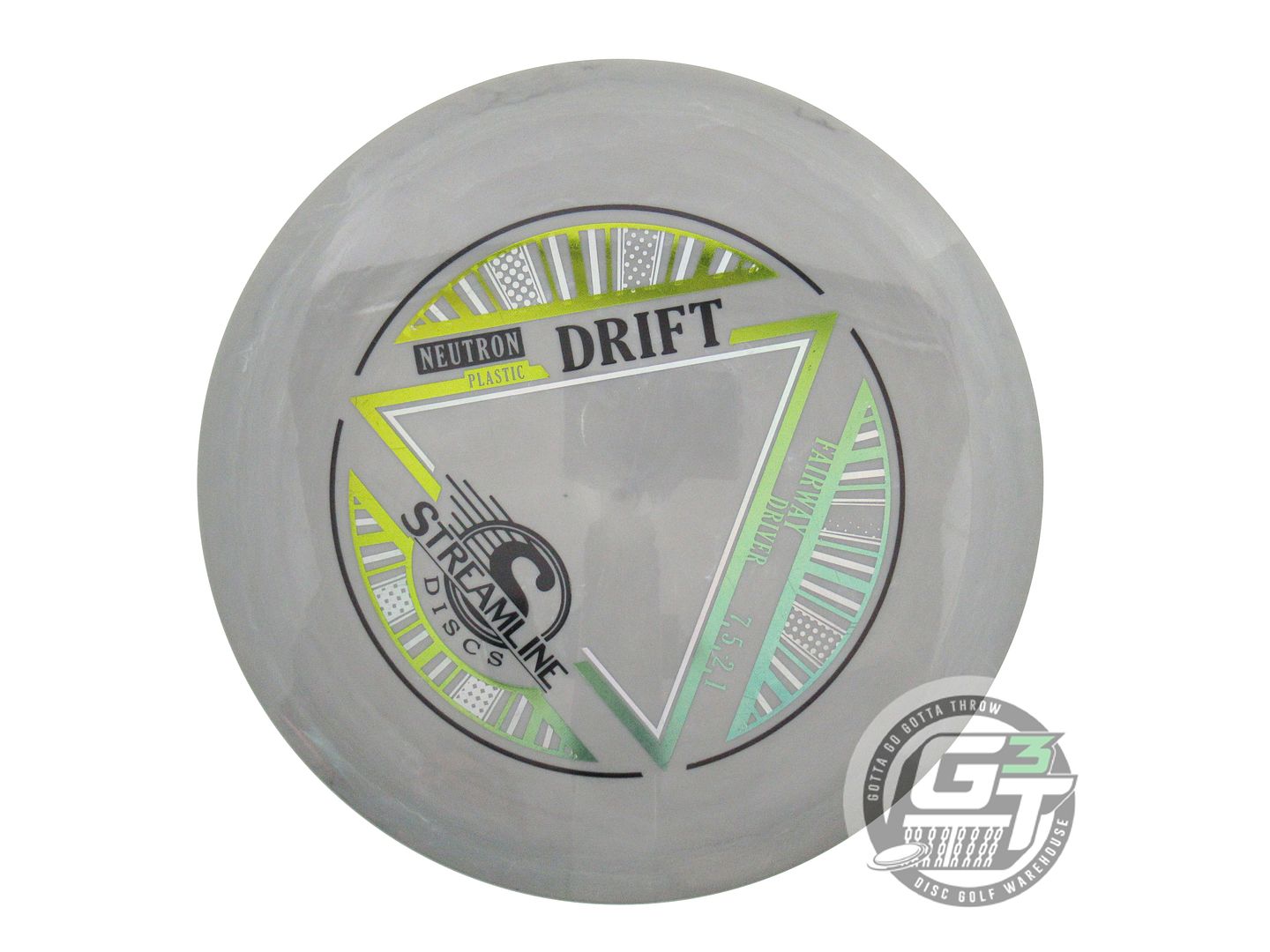 USED Streamline Discs Neutron Drift 175g Gray Distance Driver Golf Disc