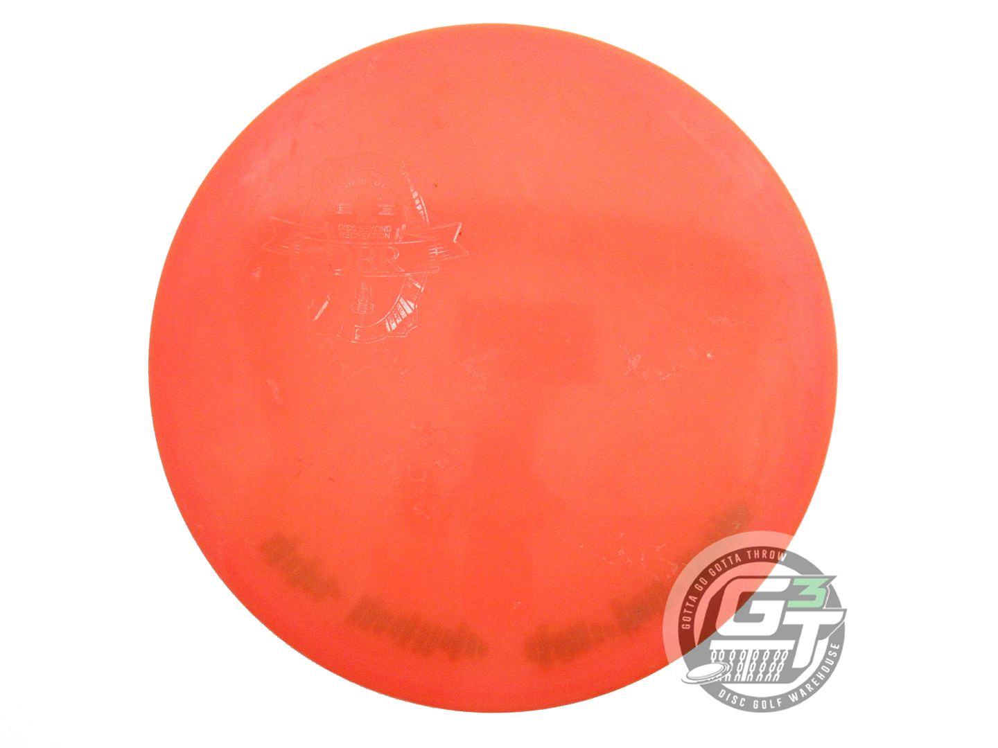 USED Dynamic Discs Lucid EMAC Truth 180g Orange Wiped Stamp Midrange Golf Disc