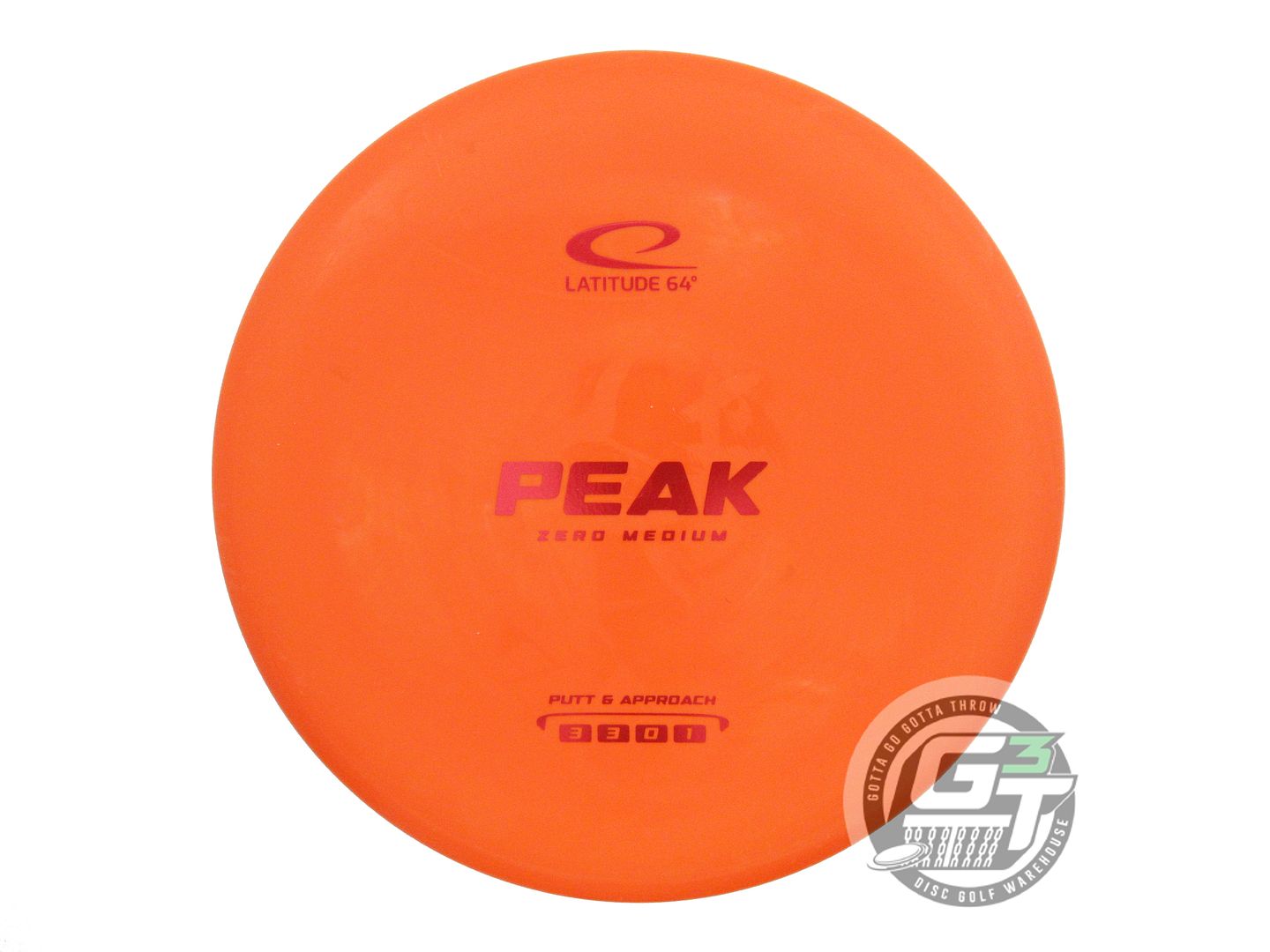 Latitude 64 Zero Line Medium Peak Putter Golf Disc (Individually Listed)