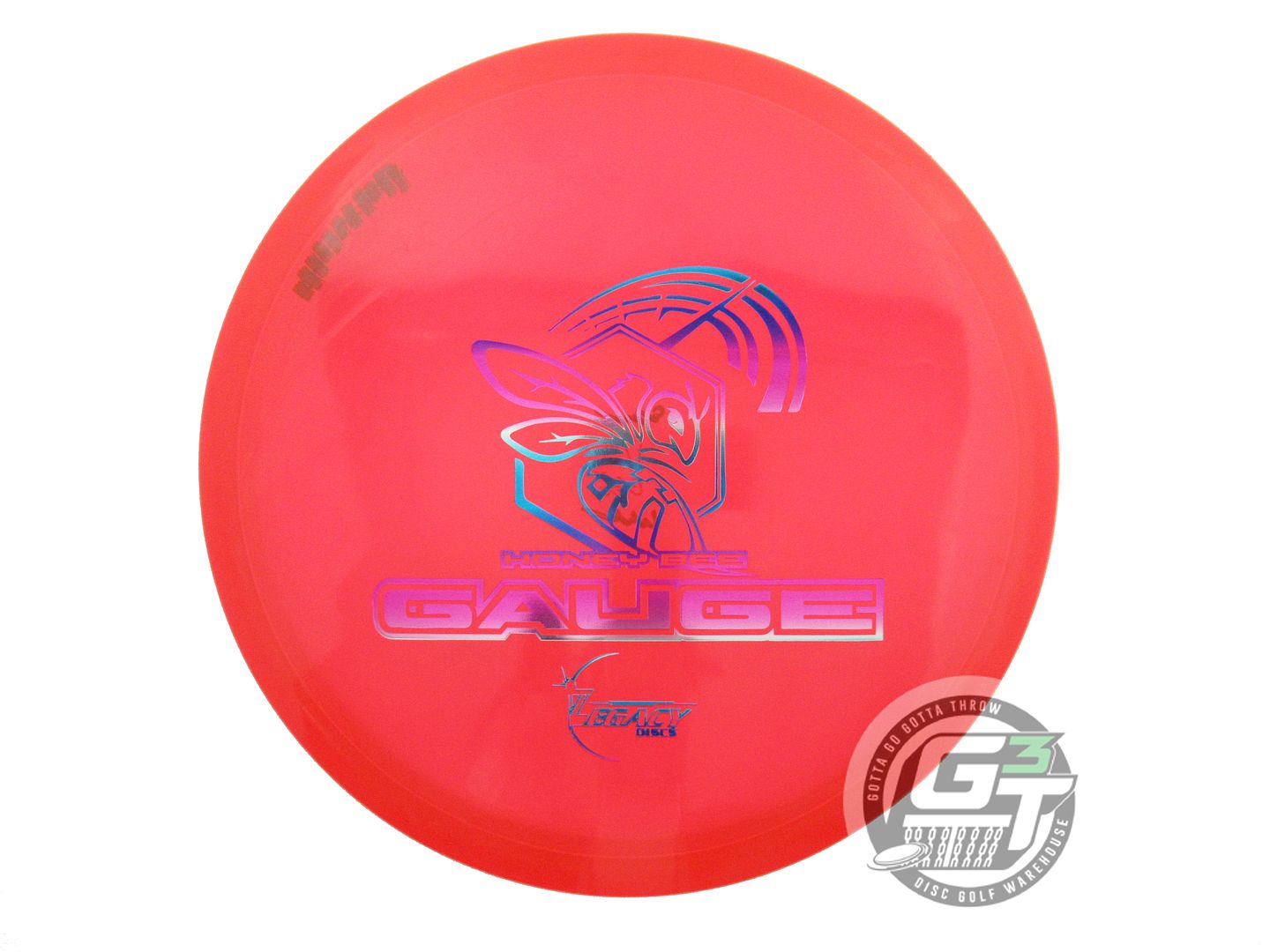 USED Legacy Discs Honey Bee Pinnacle Gauge 176g Red Miami Foil Midrange Disc
