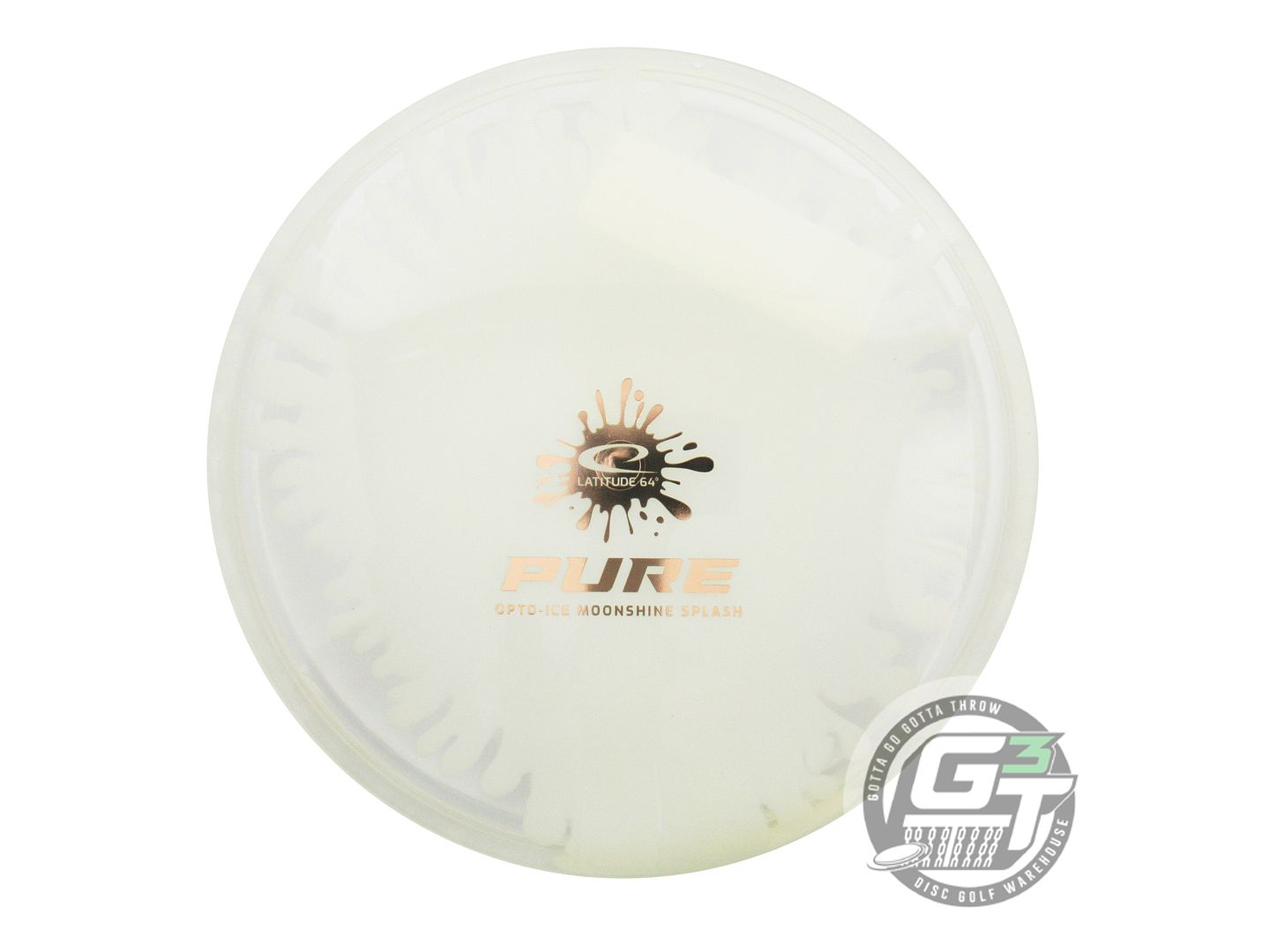 Latitude 64 Moonshine Glow Opto Ice Splash Pure Putter Golf Disc (Individually Listed)