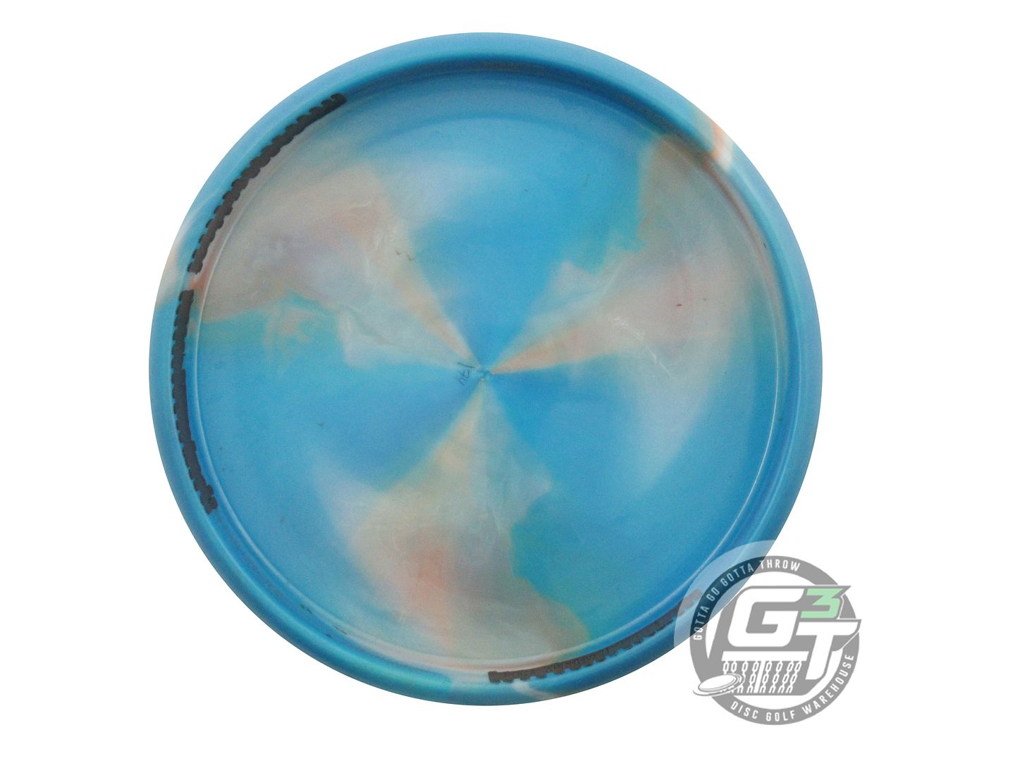 USED Discraft [McBETH] ESP Swirl Luna 174g Blue-Orange Putter Golf Disc