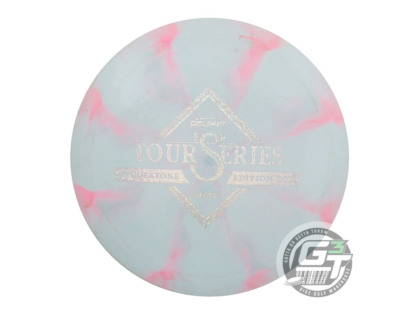 USED Discraft [LEDGESTONE] ESP Reaper 171g Seafoam-Pink Fairway Driver Golf Disc