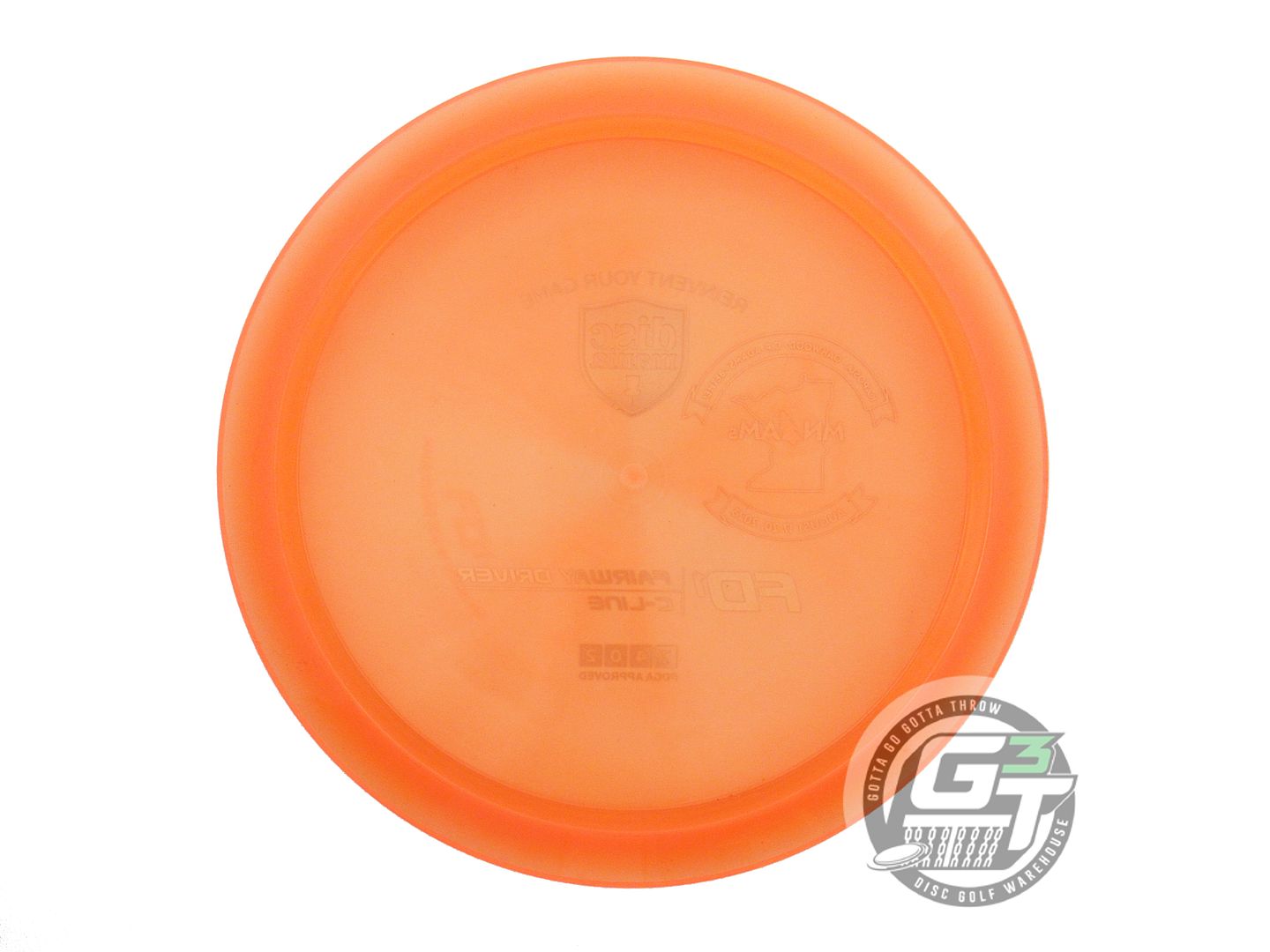 USED DiscMania [MN AMDGC] C-Line FD1 175g Orange Silver Foil Driver Golf Disc