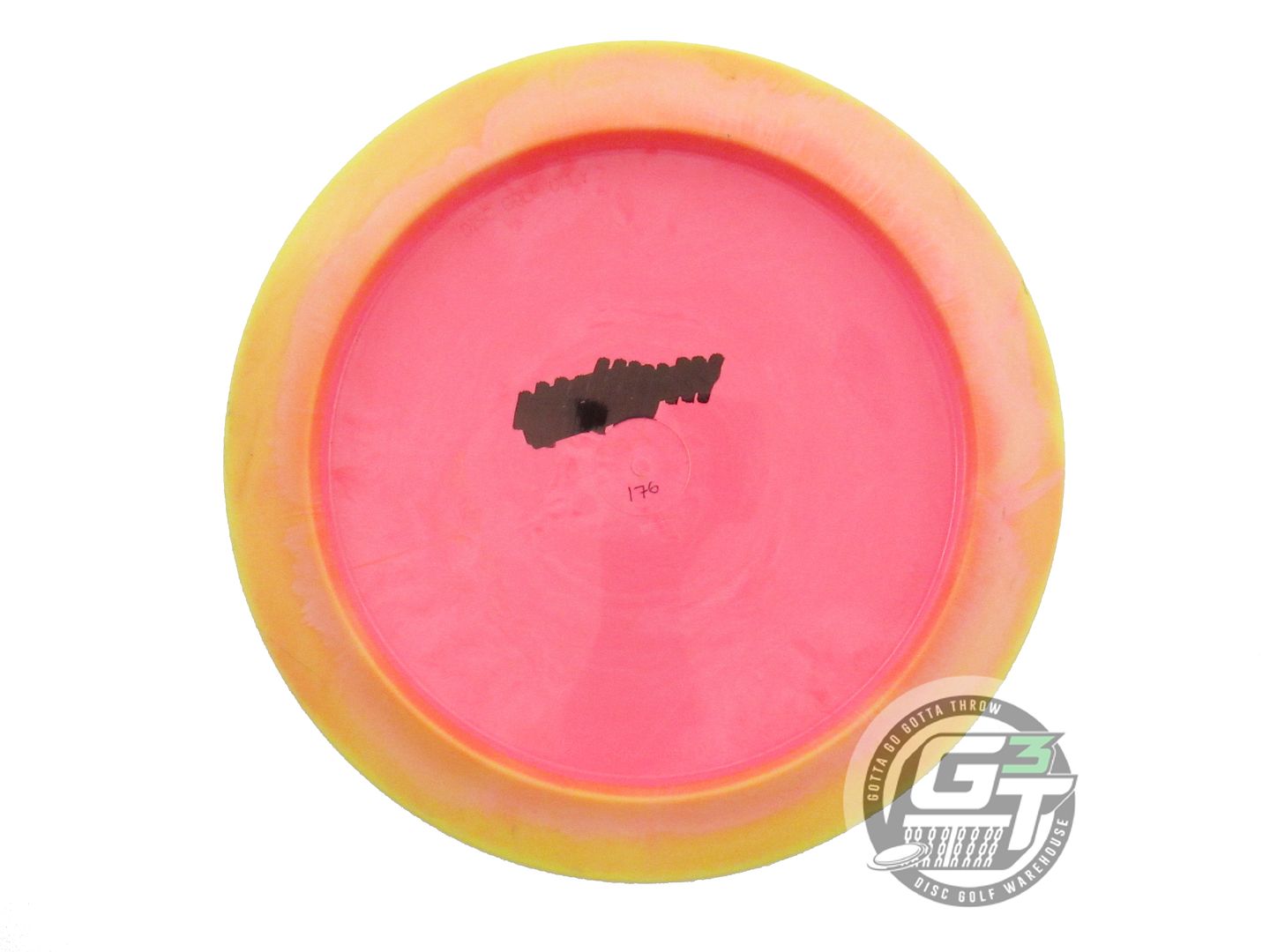 USED Innova Halo Star Boss 176g Yellow-Pink Distance Driver Golf Disc
