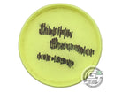 USED Lightning Standard #2 Putter 175g Yellow Silver Holo Foil Putter Golf Disc