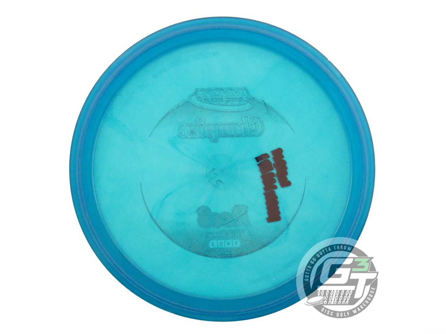 USED Innova Champion Roc3 175g Blue Black Stamp Midrange Golf Disc
