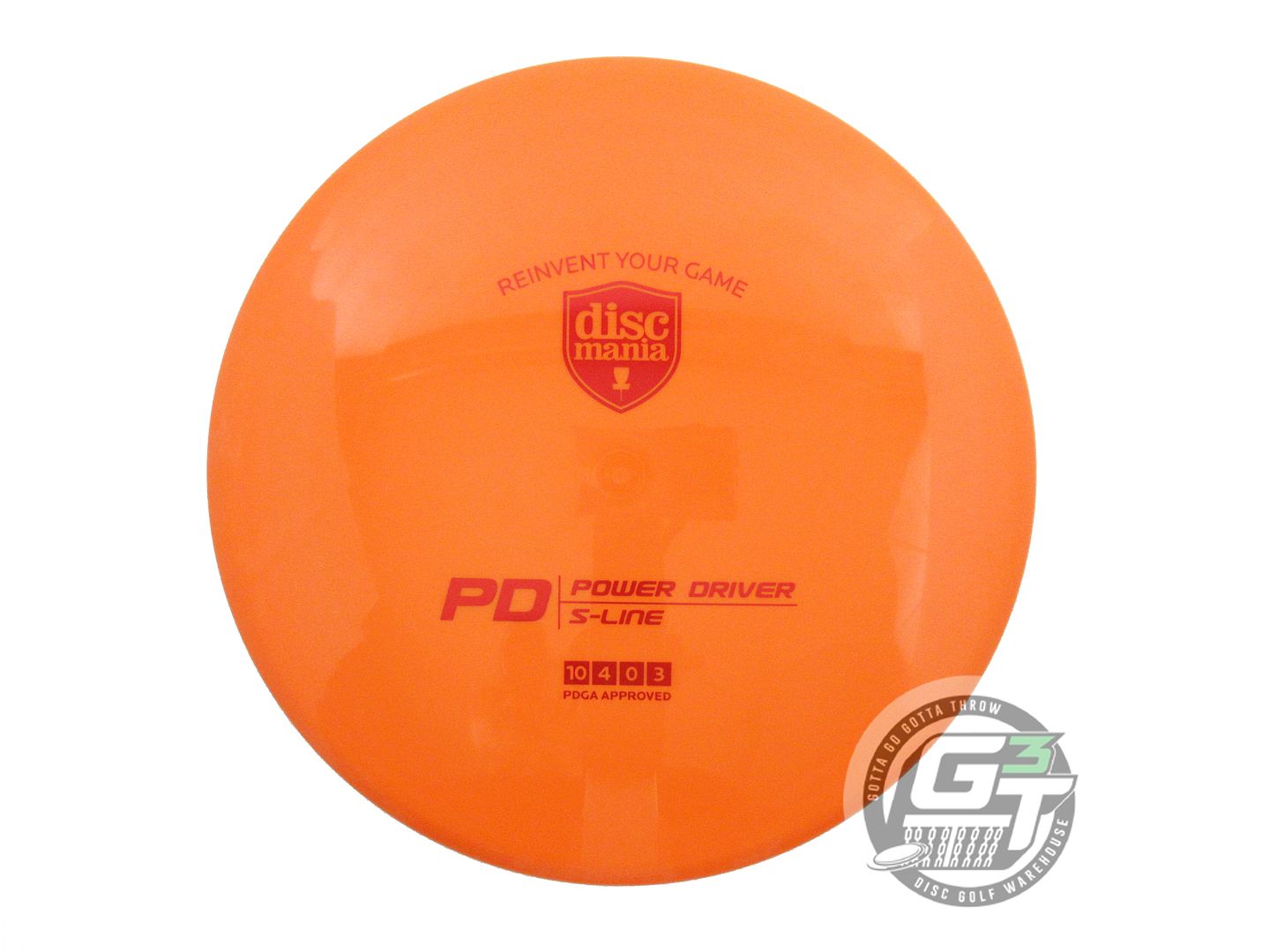 USED DiscMania S-Line PD 173g Orange Red Foil Distance Driver Golf Disc