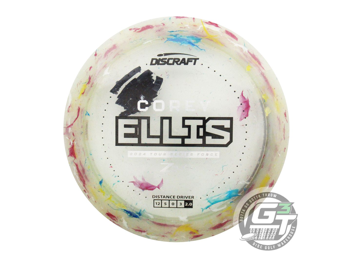 USED Discraft [ELLIS] Jawbreaker Z FLX Force 177g Black Stamp Driver Golf Disc