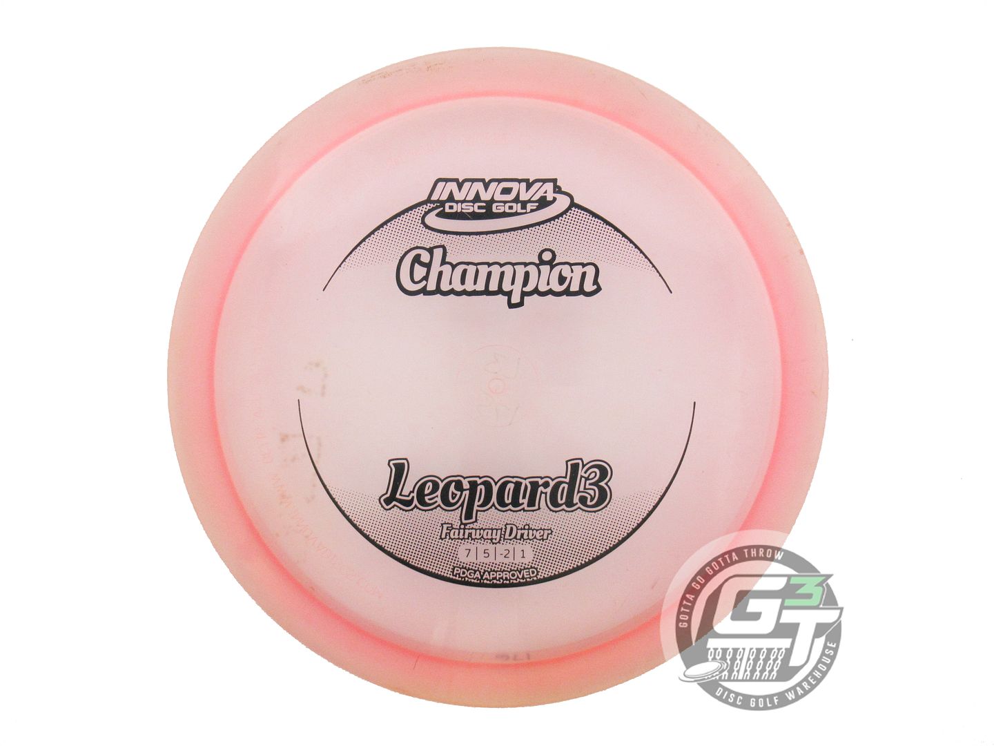 USED Innova Champion Leopard3 176g Pink Black Stamp Fairway Driver Golf Disc