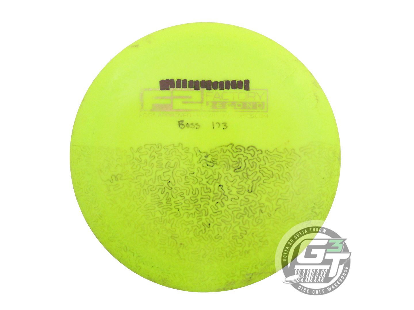 USED Innova X-OUT Star Boss 175g Dayglow SHARPIE Distance Driver Golf Disc