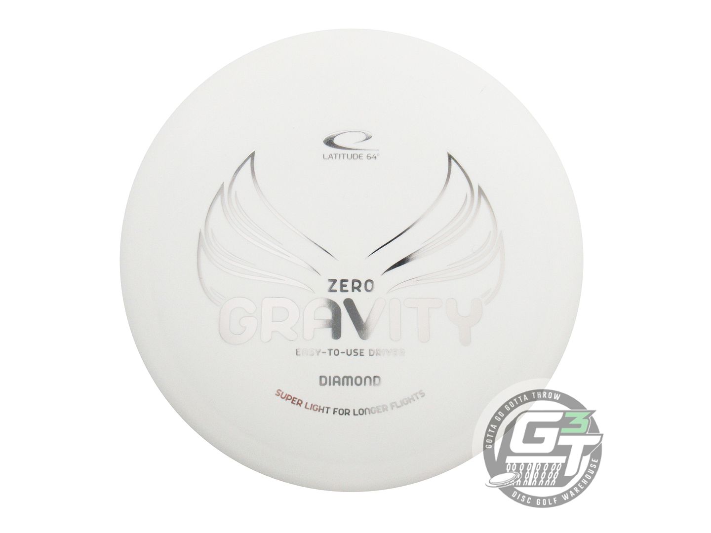 NOS Latitude 64 Zero Gravity Diamond 120g White Silver Foil Fairway Driver Disc