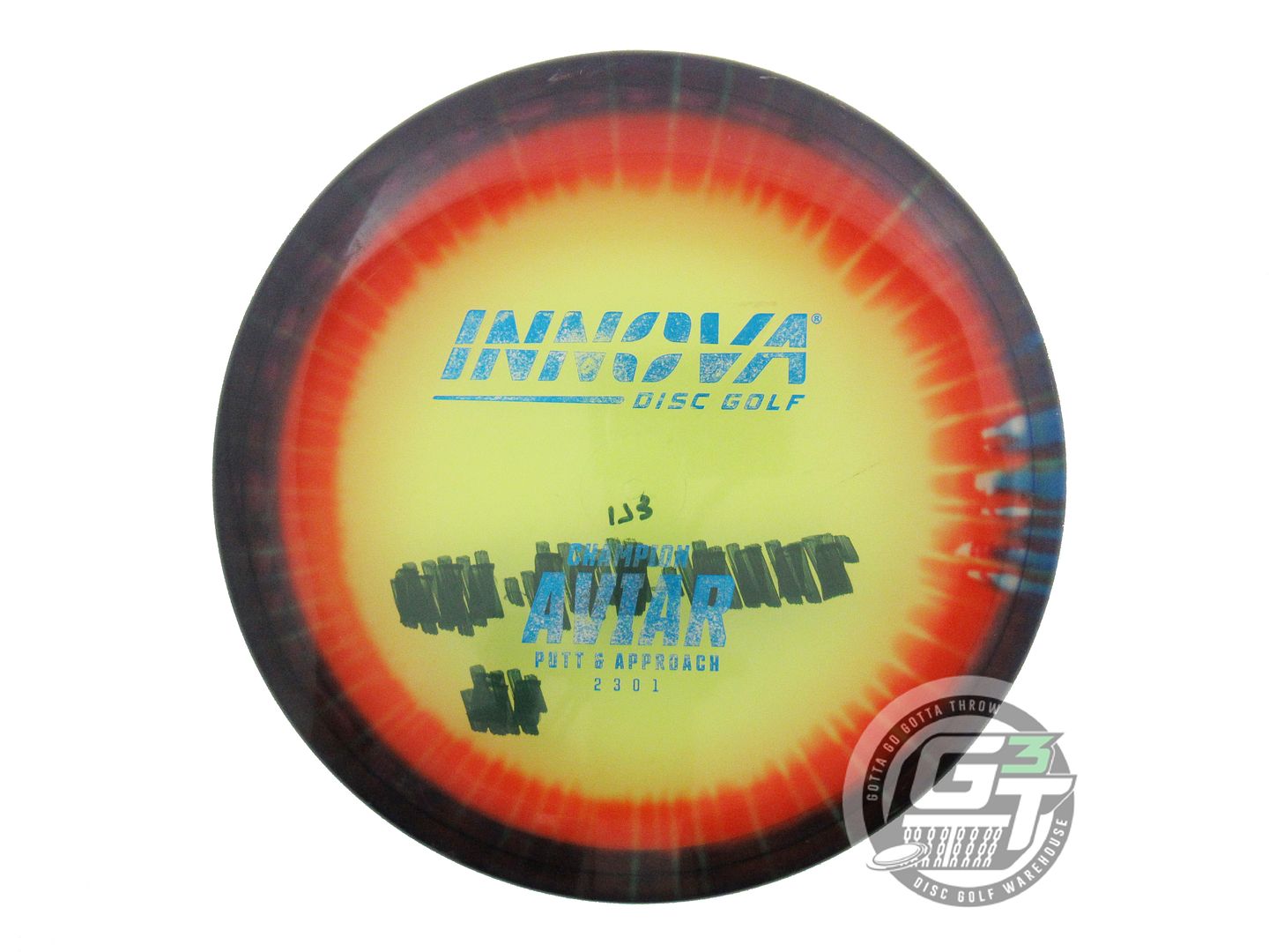 USED Innova I-DYE Champion Aviar 173g Purple Burst Putter Golf Disc