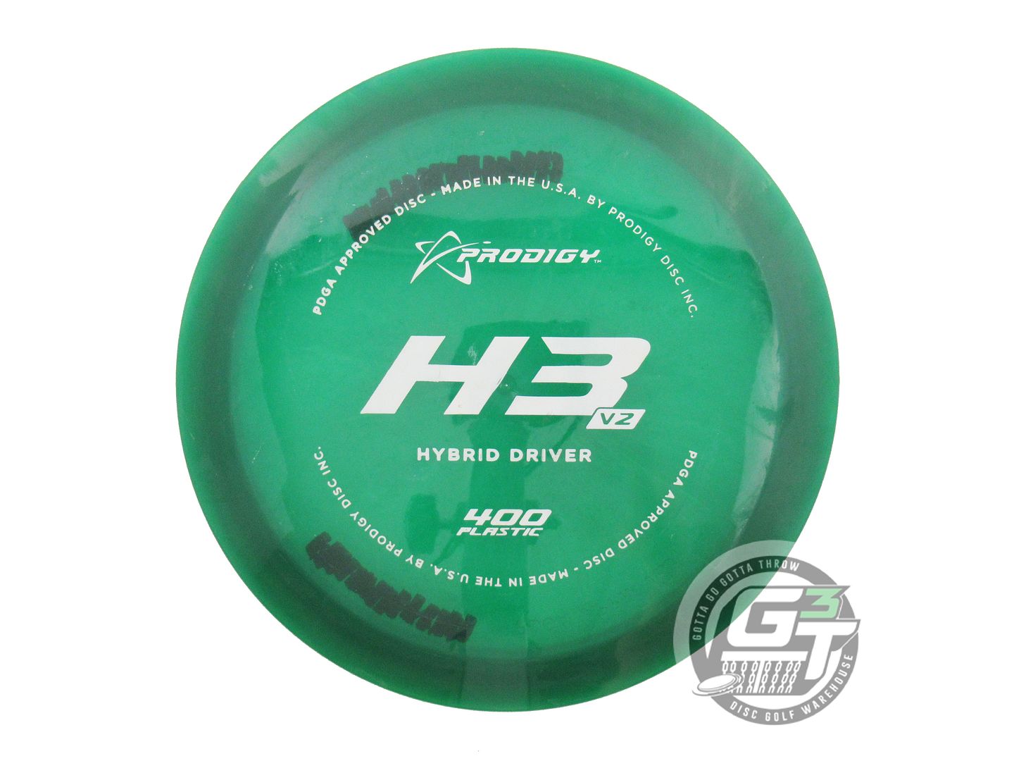 USED Prodigy Discs 400 H3 V2 176g Green White Stamp Hybrid Driver Golf Disc