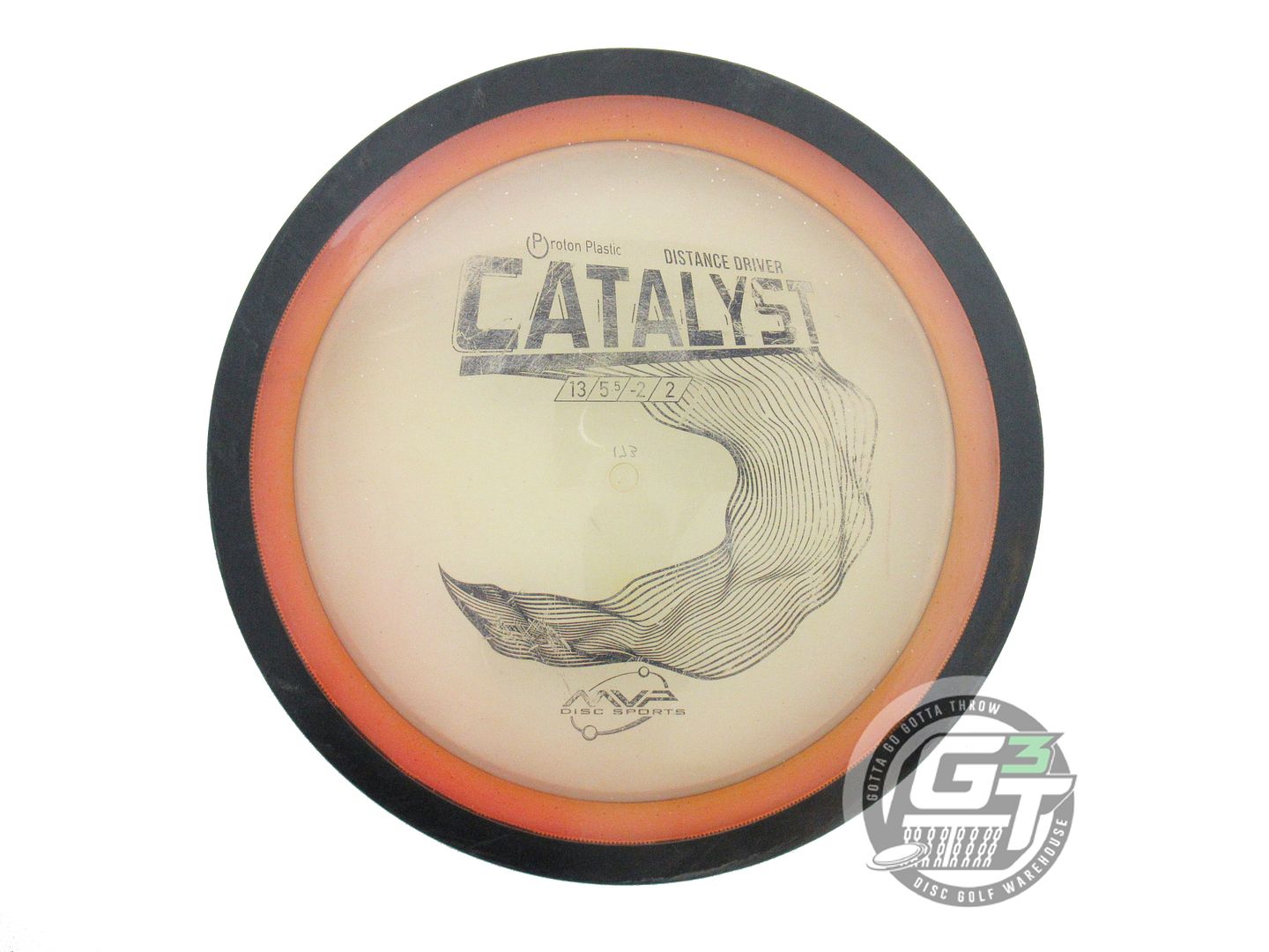 USED MVP Disc Sports Proton Catalyst 173g Peach Distance Driver Golf Disc