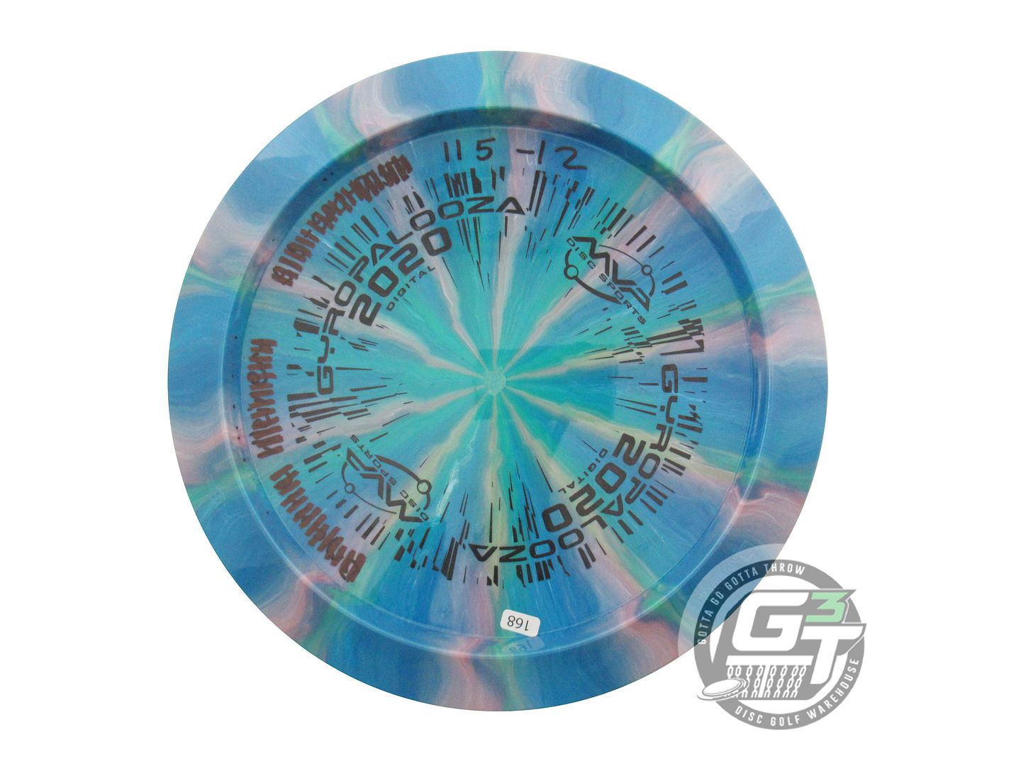 USED Streamline Discs GYROPALOOZA Cosmic Neutron Trace 168g Blue-Pink Golf Disc