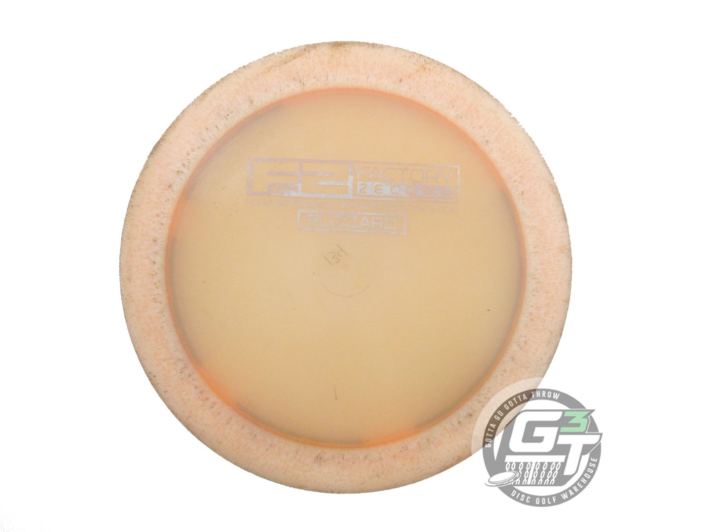 USED Innova X-OUT Blizzard Boss 134g Peach Distance Driver Golf Disc