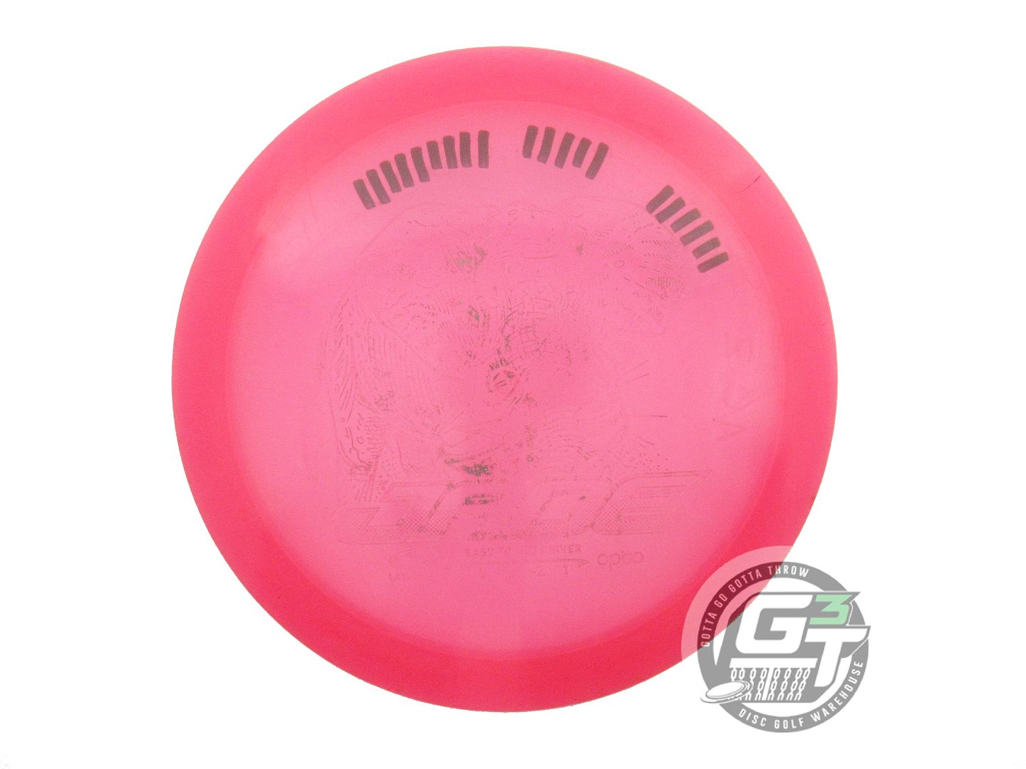 USED Latitude 64 Opto Jade 156g Pink Wiped Stamp Fairway Driver Golf Disc