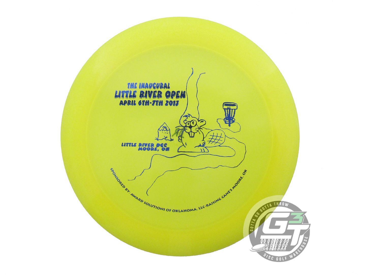 USED Innova Champion Dominator 161g Yellow Blue Foil Distance Driver Golf Disc