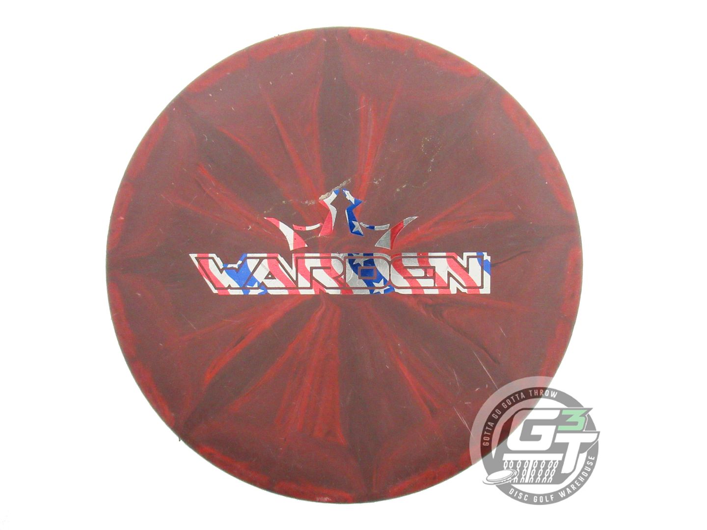 USED Dynamic Discs Classic Hard Burst Warden 175g Red Flag Foil Putter Golf Disc