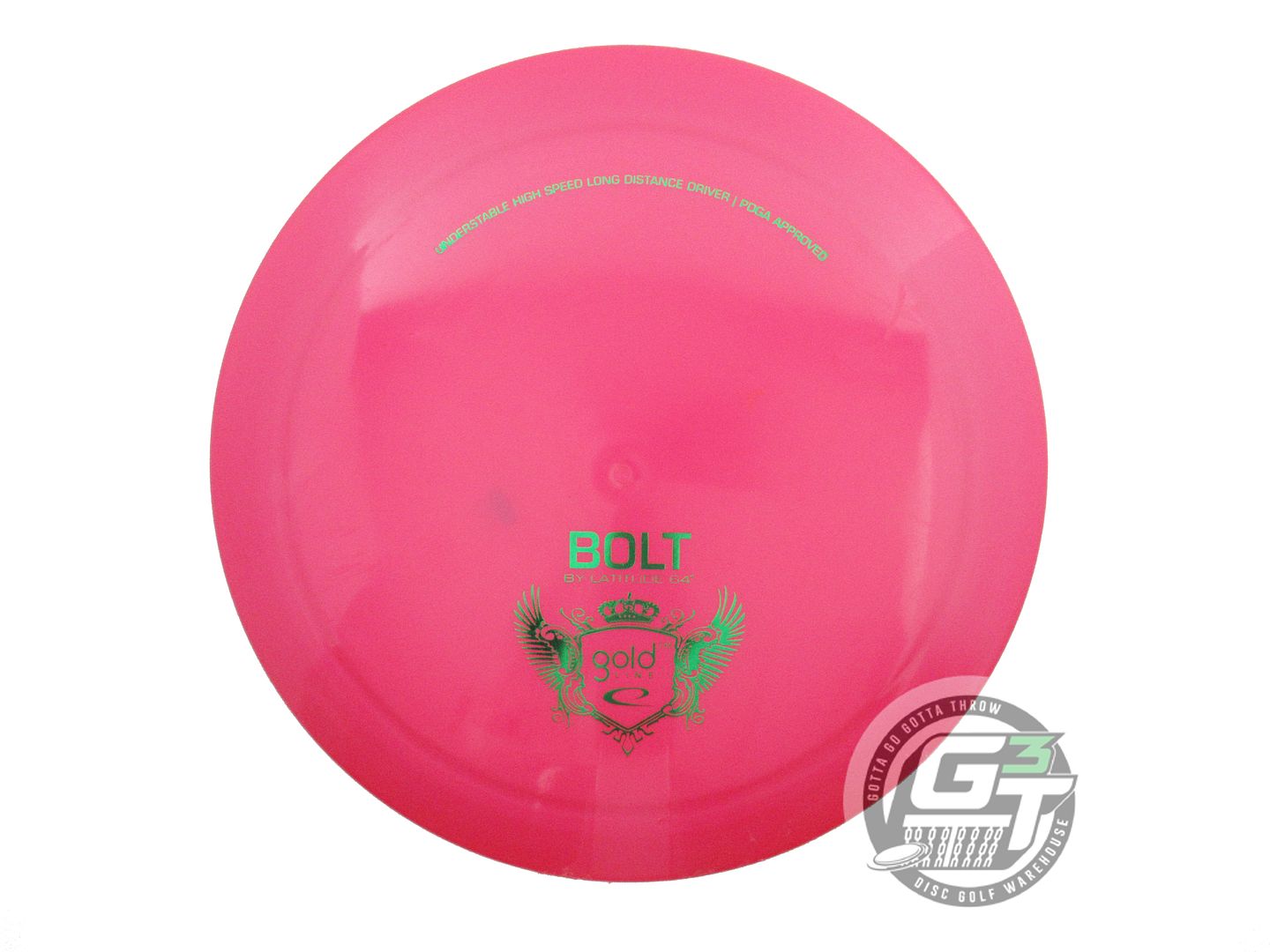 USED Latitude 64 Gold Bolt 174g Magenta Green Foil Distance Driver Golf Disc