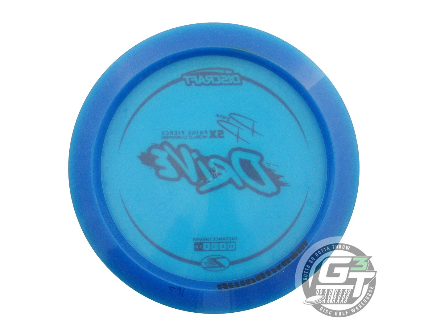 USED Discraft [PIERCE] Z Lite Drive 162g Blue Orange Stamp Distance Driver Disc
