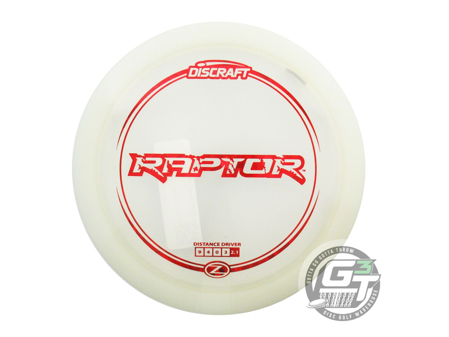 Discraft Elite Z Raptor Distance Driver Golf Disc (Individually Listed)