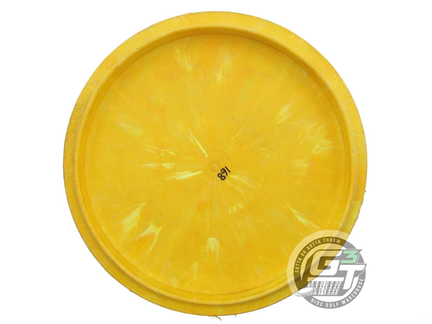 USED Lightning Standard #2 Flyer 168g Yellow Red Foil Fairway Driver Golf Disc