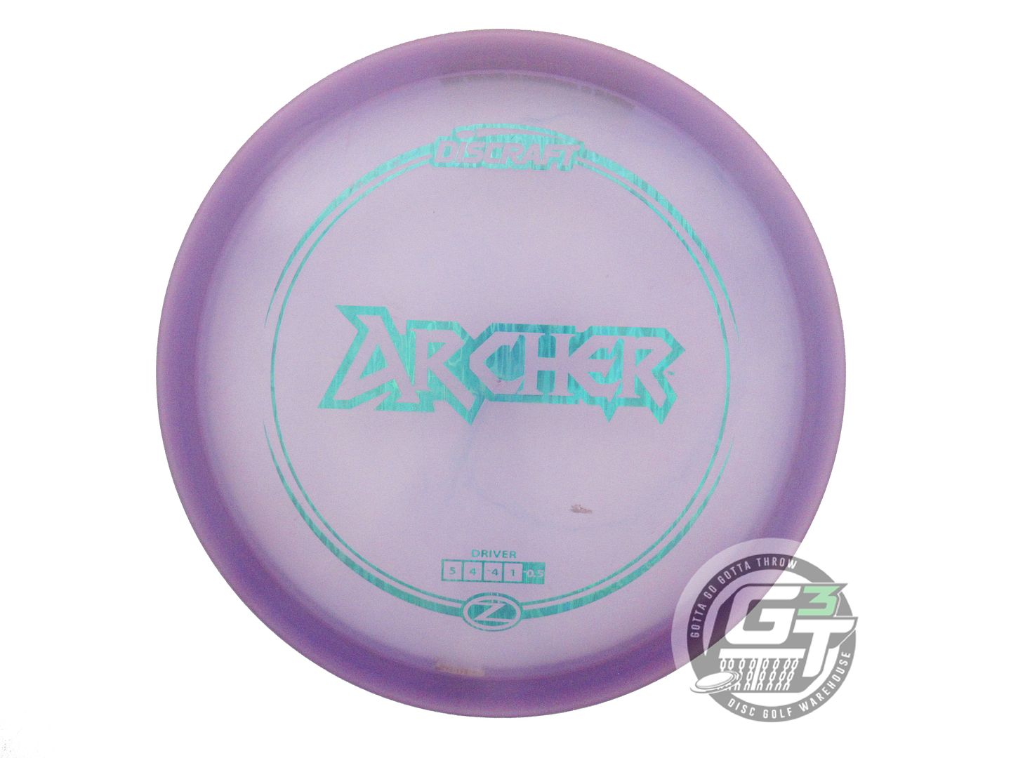 USED Discraft Z Archer 173g Purple Teal Foil Fairway Driver Golf Disc