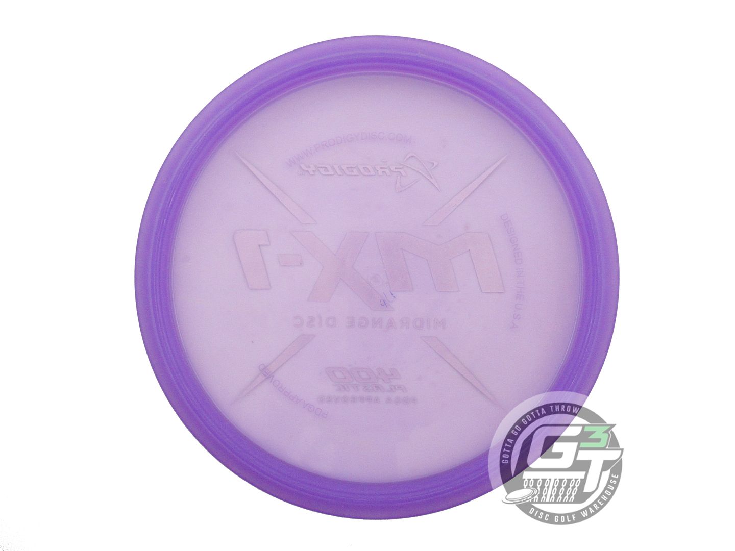 USED Prodigy Discs 400 MX1 176g Purple Green Glitter Foil Midrange Golf Disc