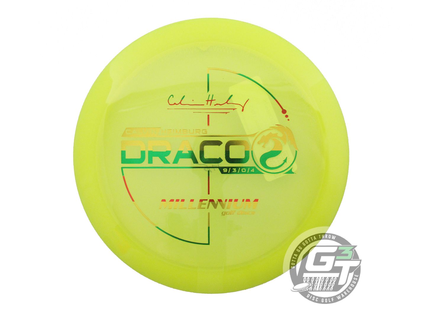 Millennium Calvin Heimburg Signature Flat Top Quantum Draco Distance Driver Golf Disc (Individually Listed)