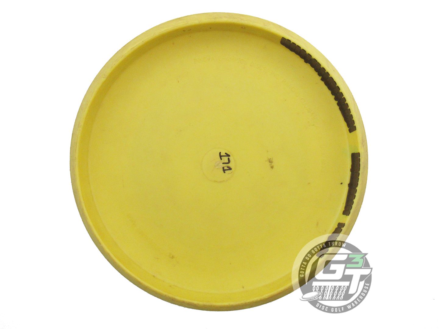 USED DiscMania P-Line P1 171g Yellow Blue Foil Putter Golf Disc