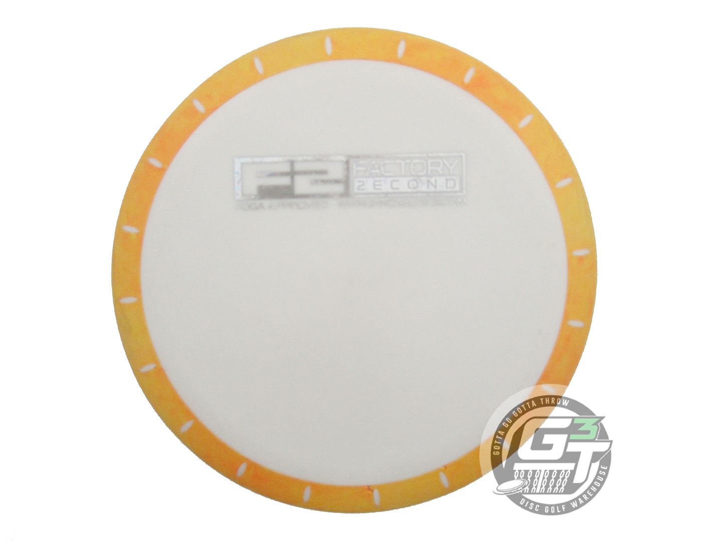 USED Innova X-OUT XT Nova 166g White Snowflake Foil Yellow Rim Putter Golf Disc